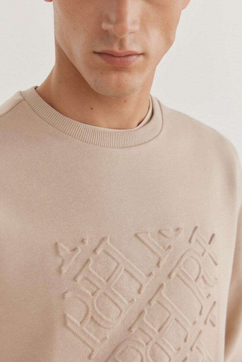 Pedro Del Hierro Sudadera Logo Cuello Caja