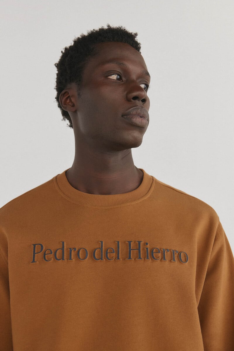 Pedro Del Hierro Sudadera Logo Cuello Caja