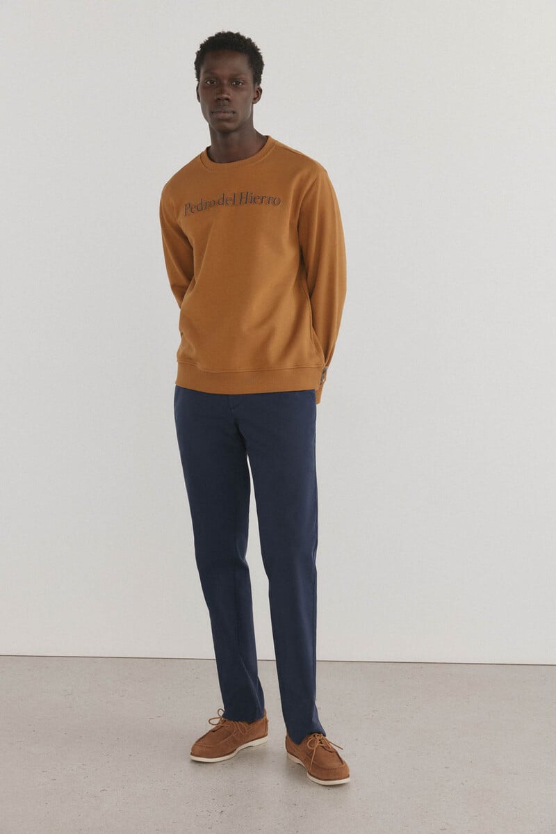 Pedro Del Hierro Sudadera Logo Cuello Caja