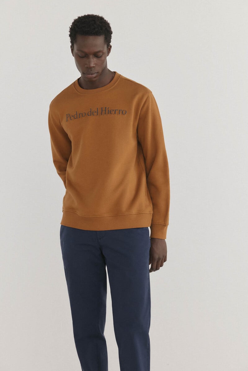 pedro del hierro Sudadera logo cuello caja