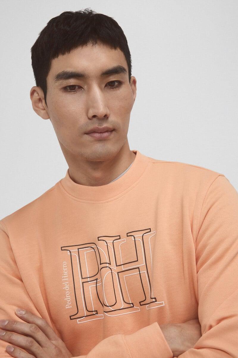 Pedro Del Hierro Sudadera Logo Cuello Caja