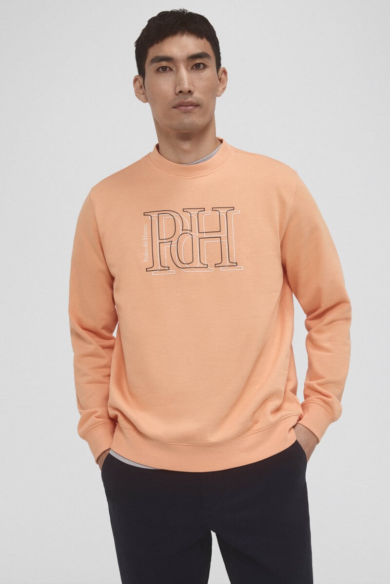 Pedro Del Hierro Sudadera Logo Cuello Caja