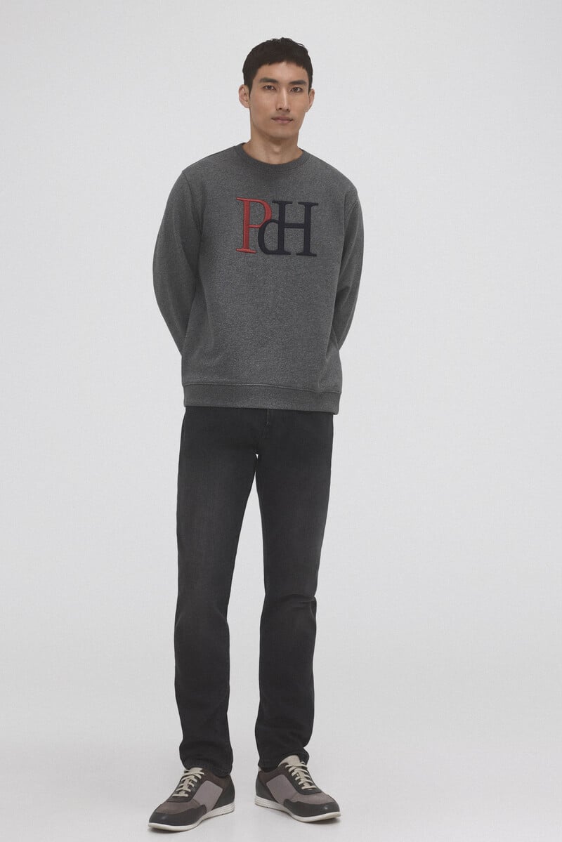 Pedro Del Hierro Sudadera Logo Cuello Caja