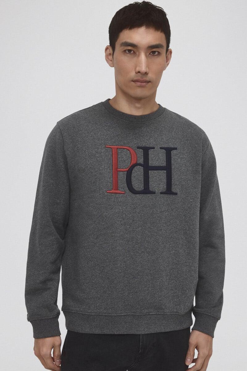 Pedro Del Hierro Sudadera Logo Cuello Caja