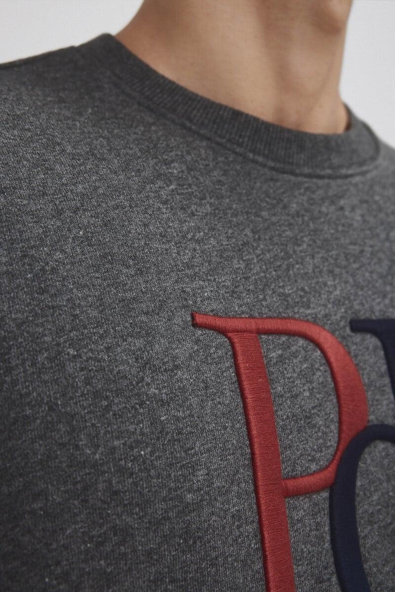 Pedro Del Hierro Sudadera Logo Cuello Caja