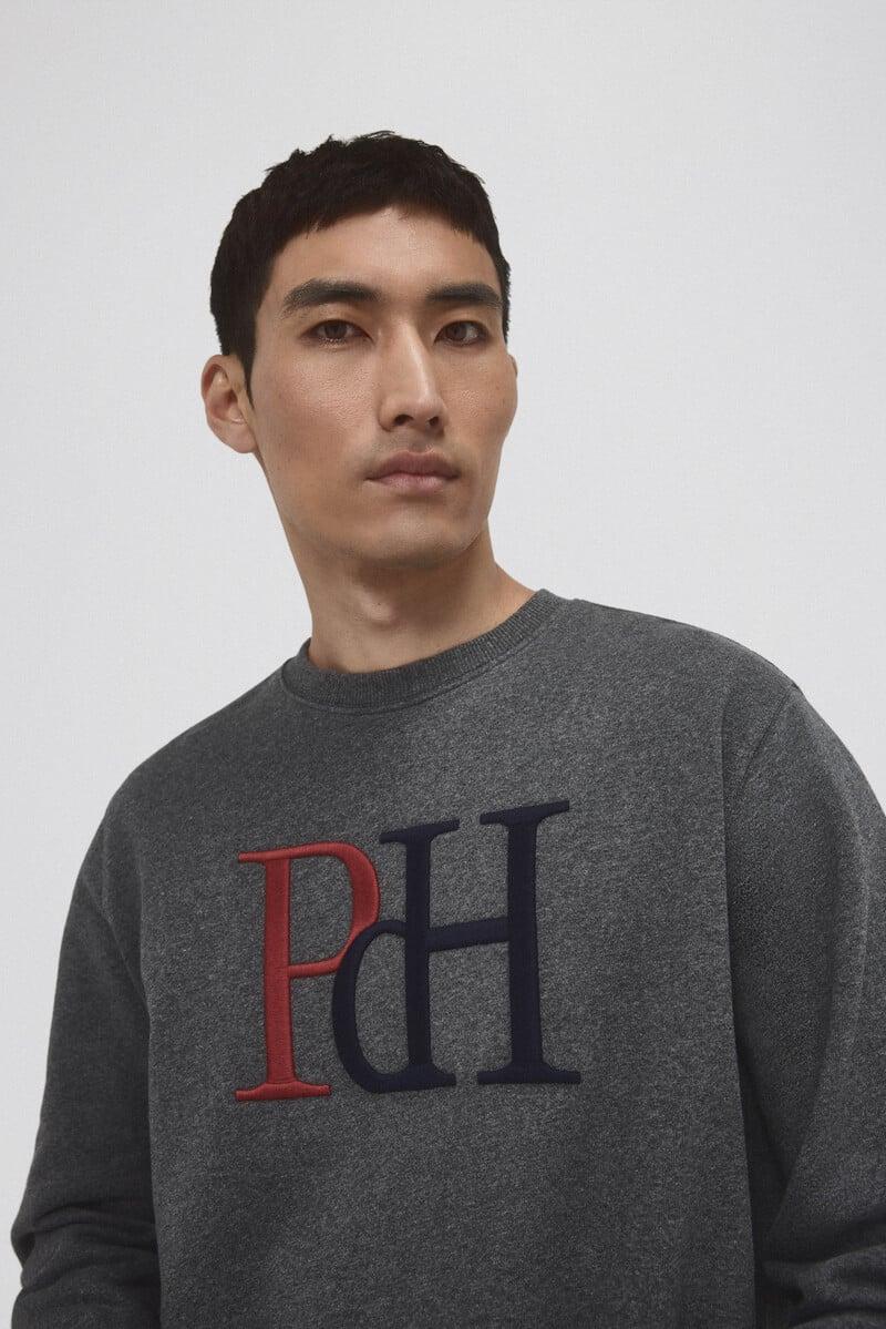 pedro del hierro Sudadera logo cuello caja