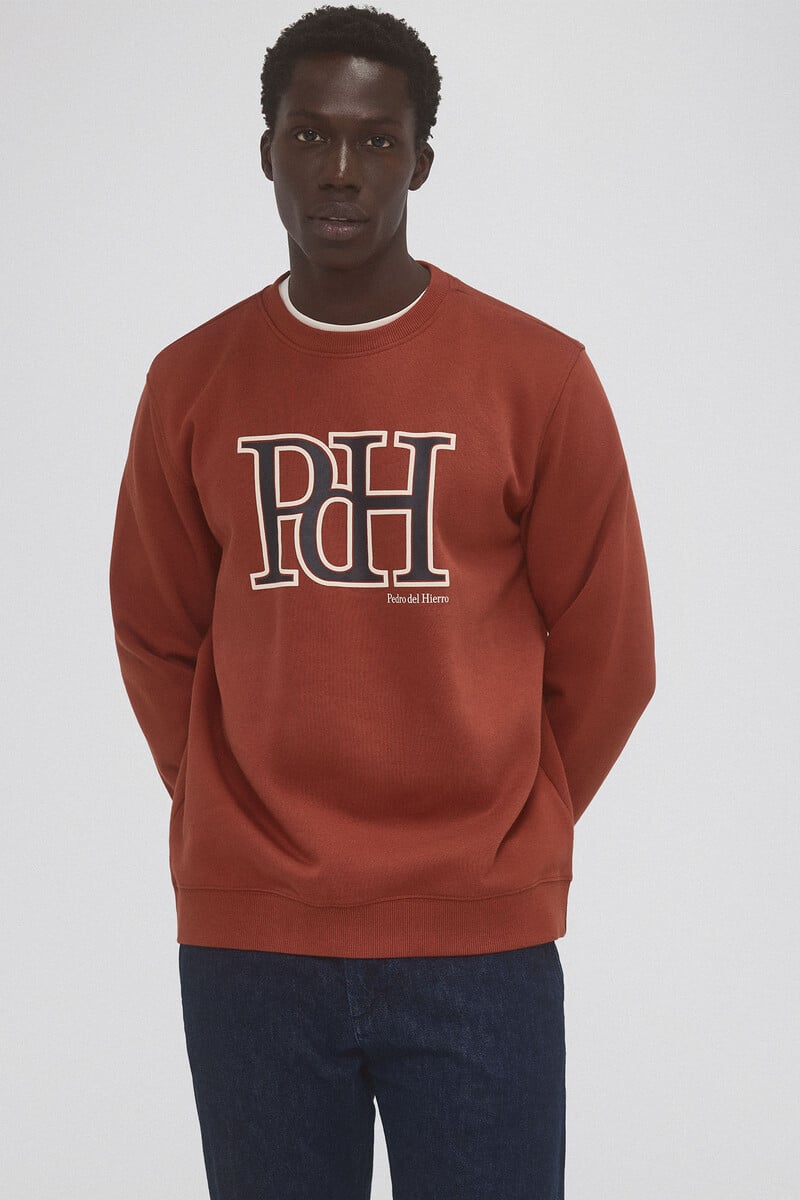 Pedro Del Hierro Sudadera Logo Cuello Caja
