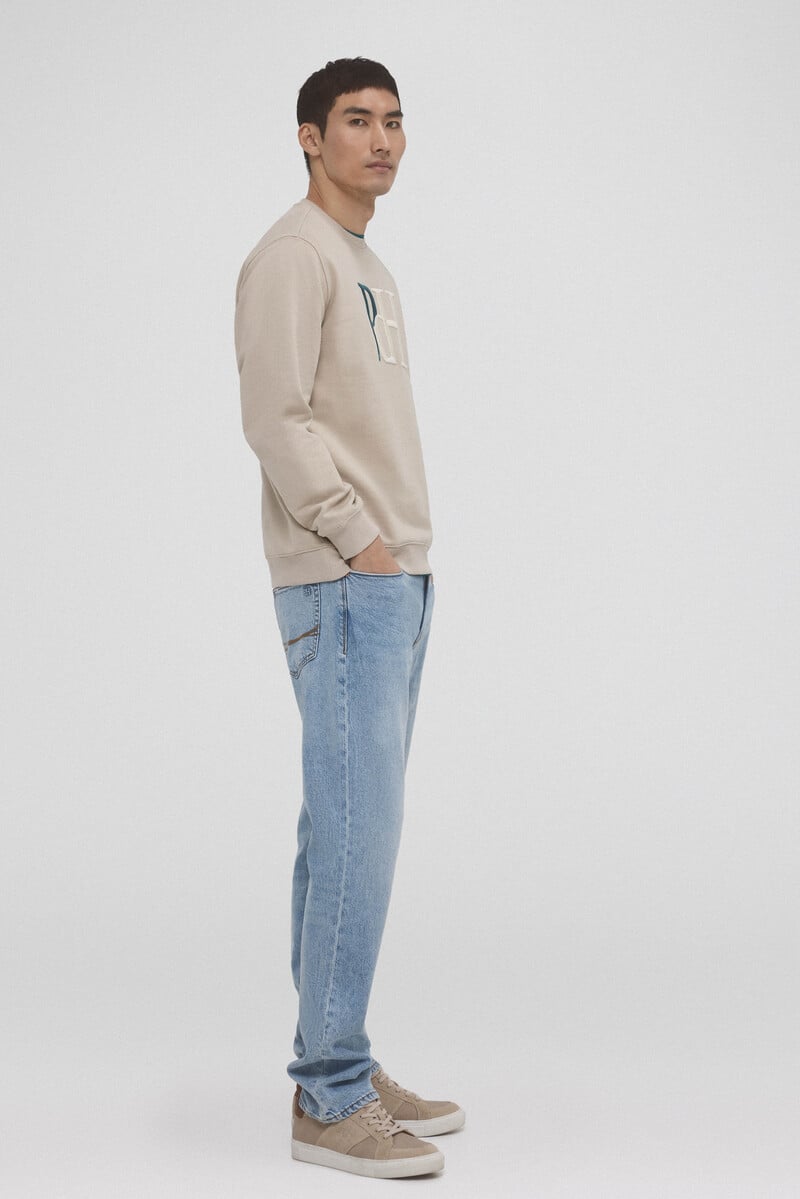 pedro del hierro Sudadera logo cuello caja