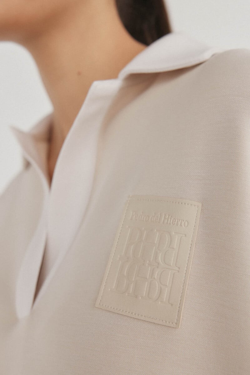Pedro Del Hierro Sudadera Soft Touch Cuello Polo
