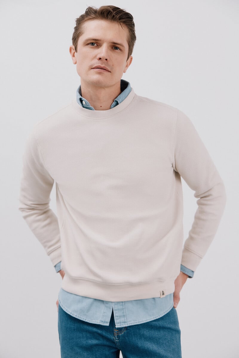 pedro del hierro Sudadera tejido estructura