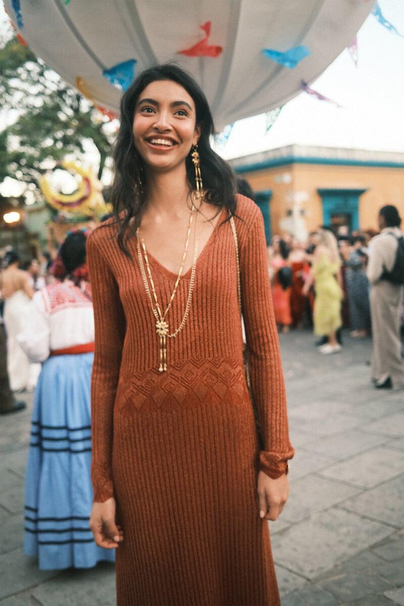 pedro del hierro Tadea. Vestido largo punto