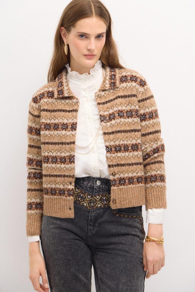 pedro del hierro Tahira.Chaqueta greca