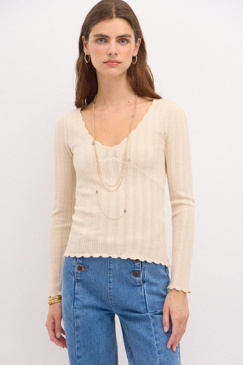 pedro del hierro Titiana. Jersey escote pico