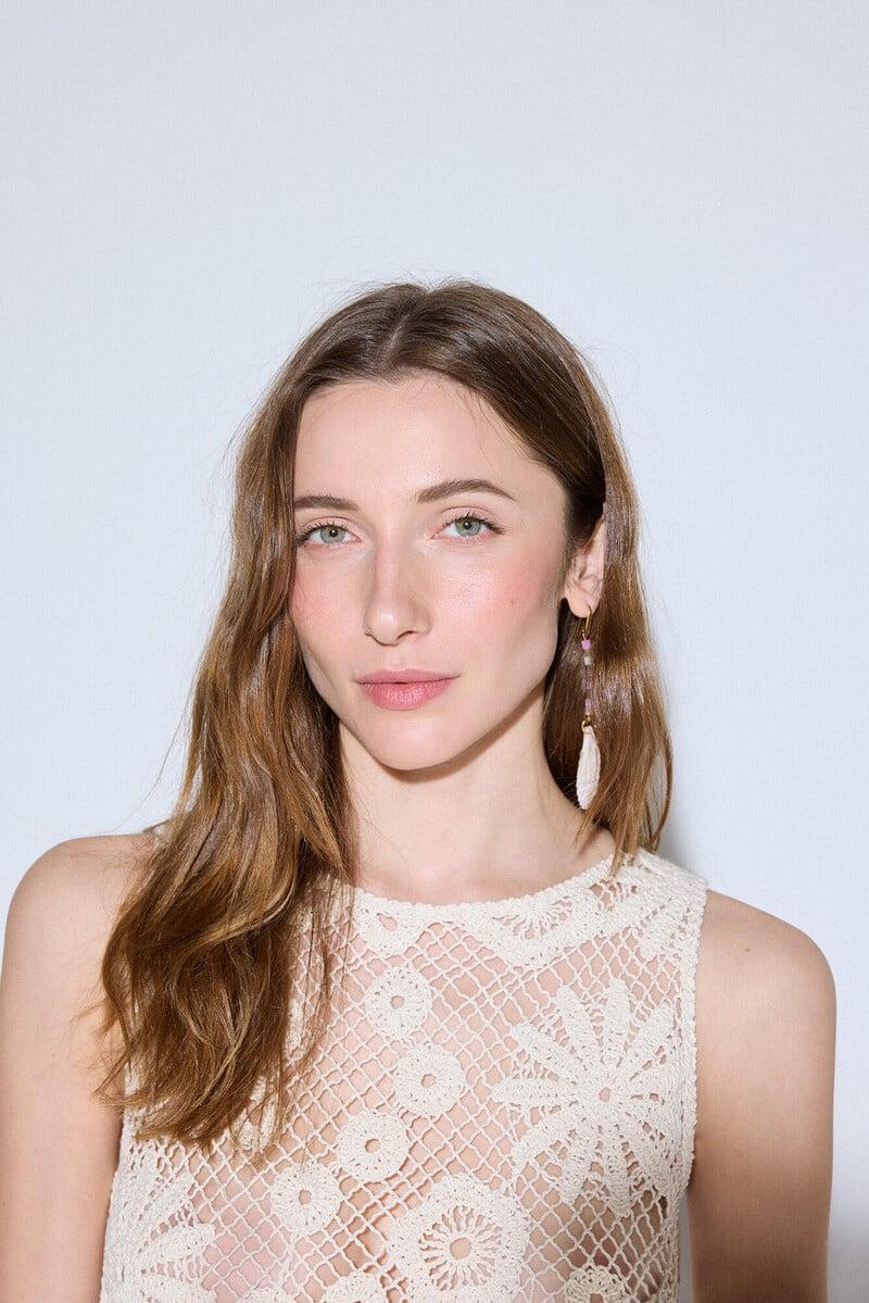 Pedro Del Hierro Top Crochet Floral