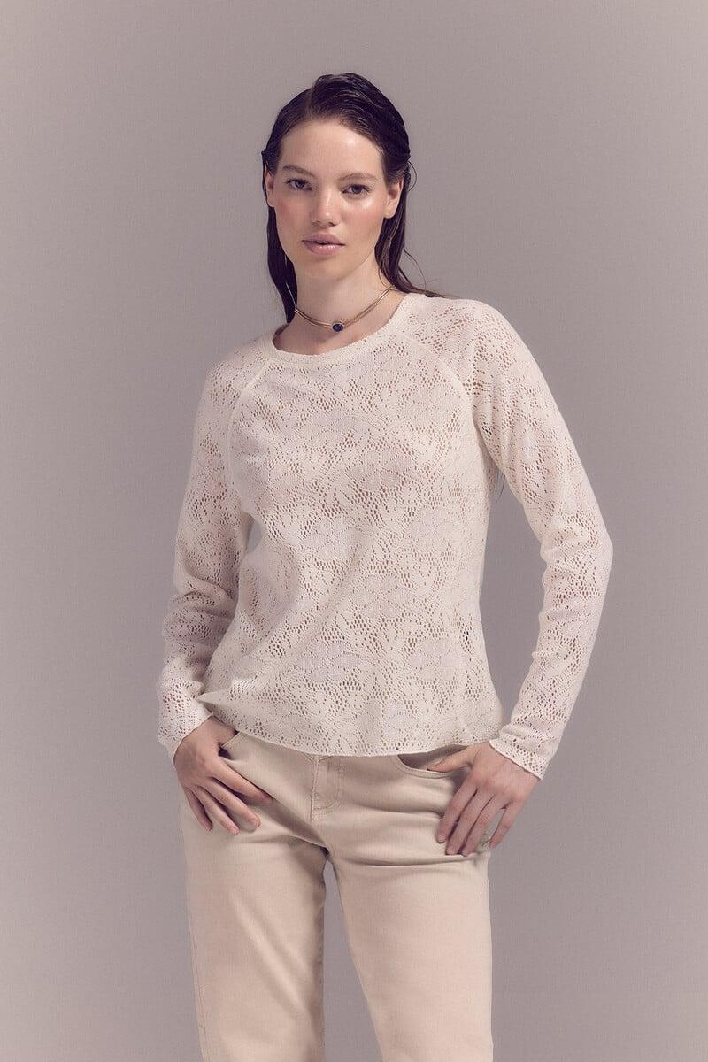 pedro del hierro Top de encaje