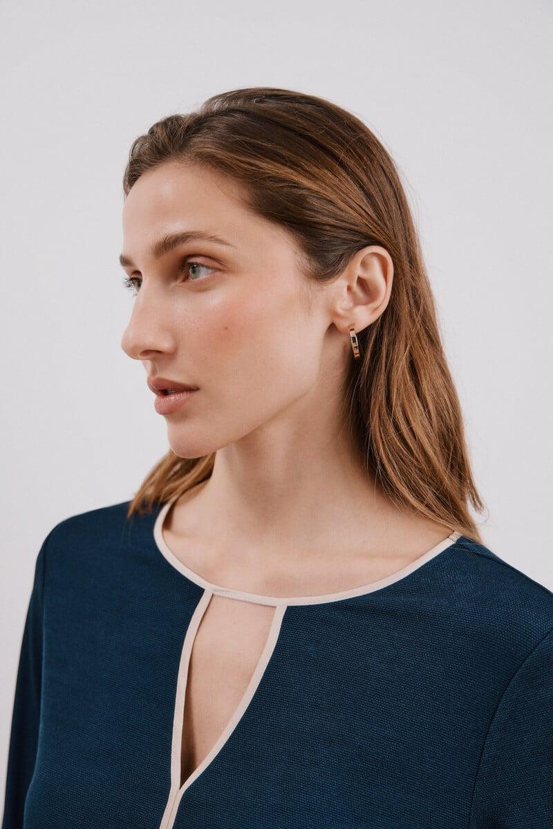 Pedro Del Hierro Top De Punto Lágrima