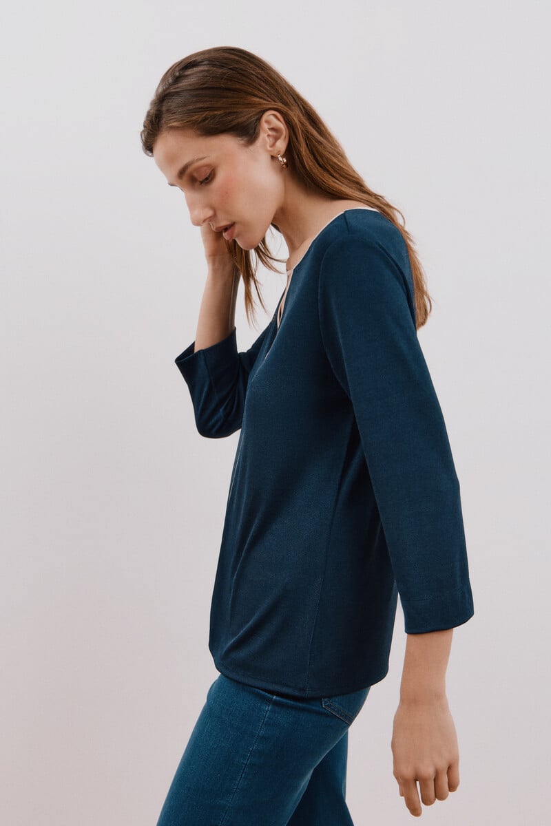 pedro del hierro Top de punto lágrima