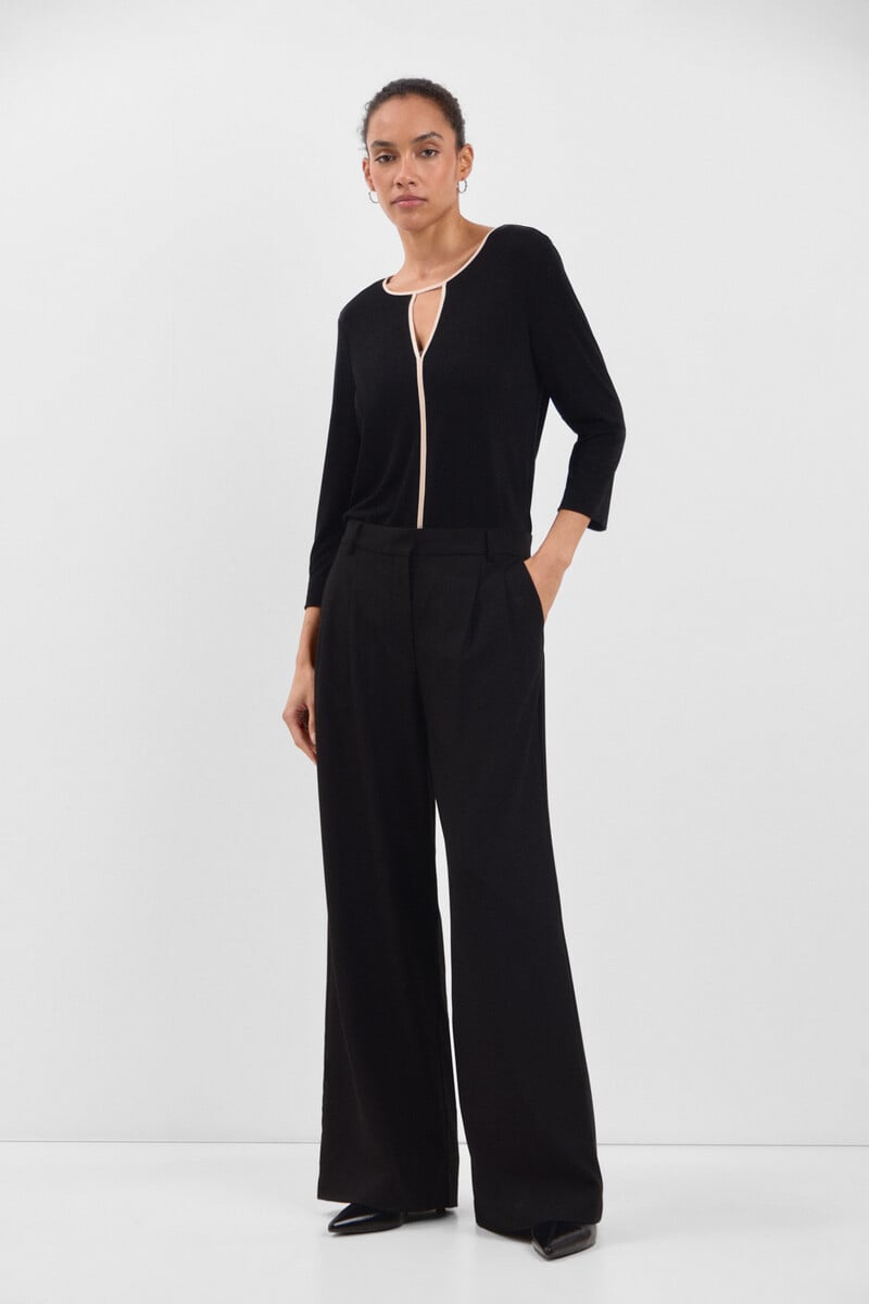 Pedro Del Hierro Top De Punto Lágrima