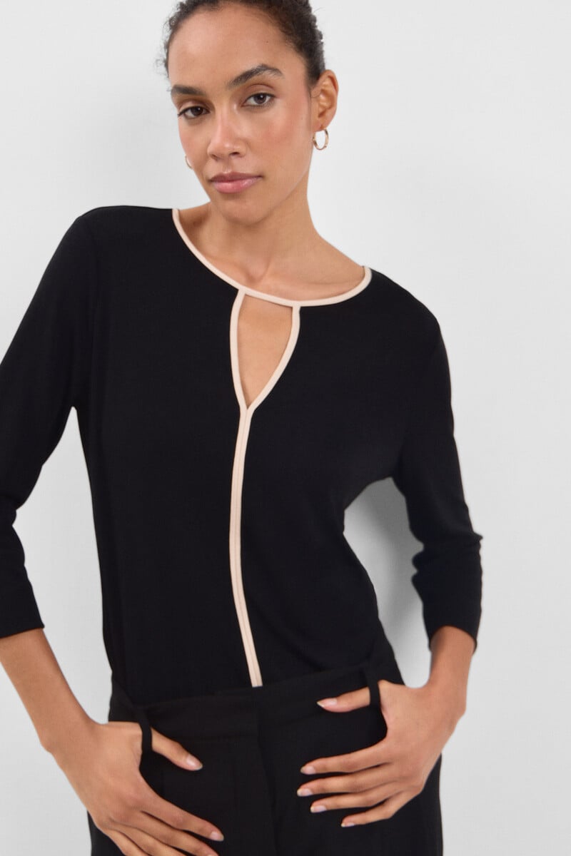 Pedro Del Hierro Top De Punto Lágrima