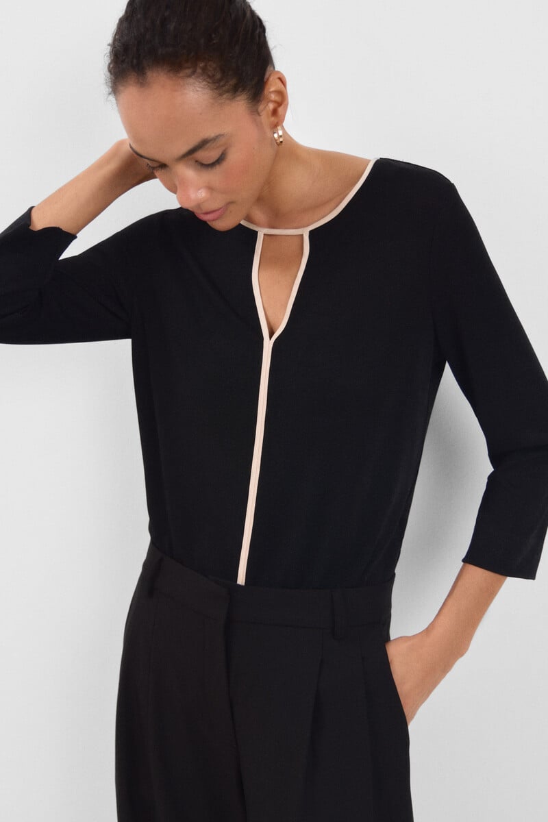 pedro del hierro Top de punto lágrima