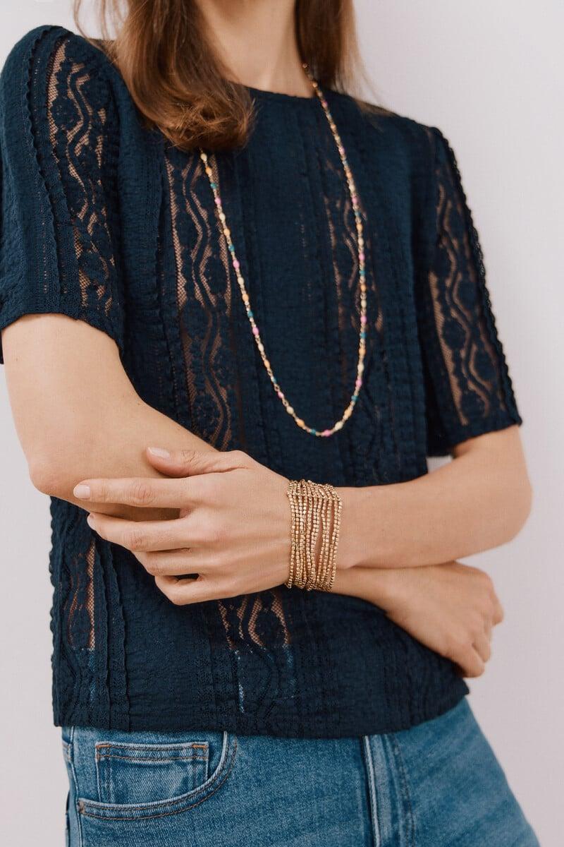 Pedro Del Hierro Top Encaje