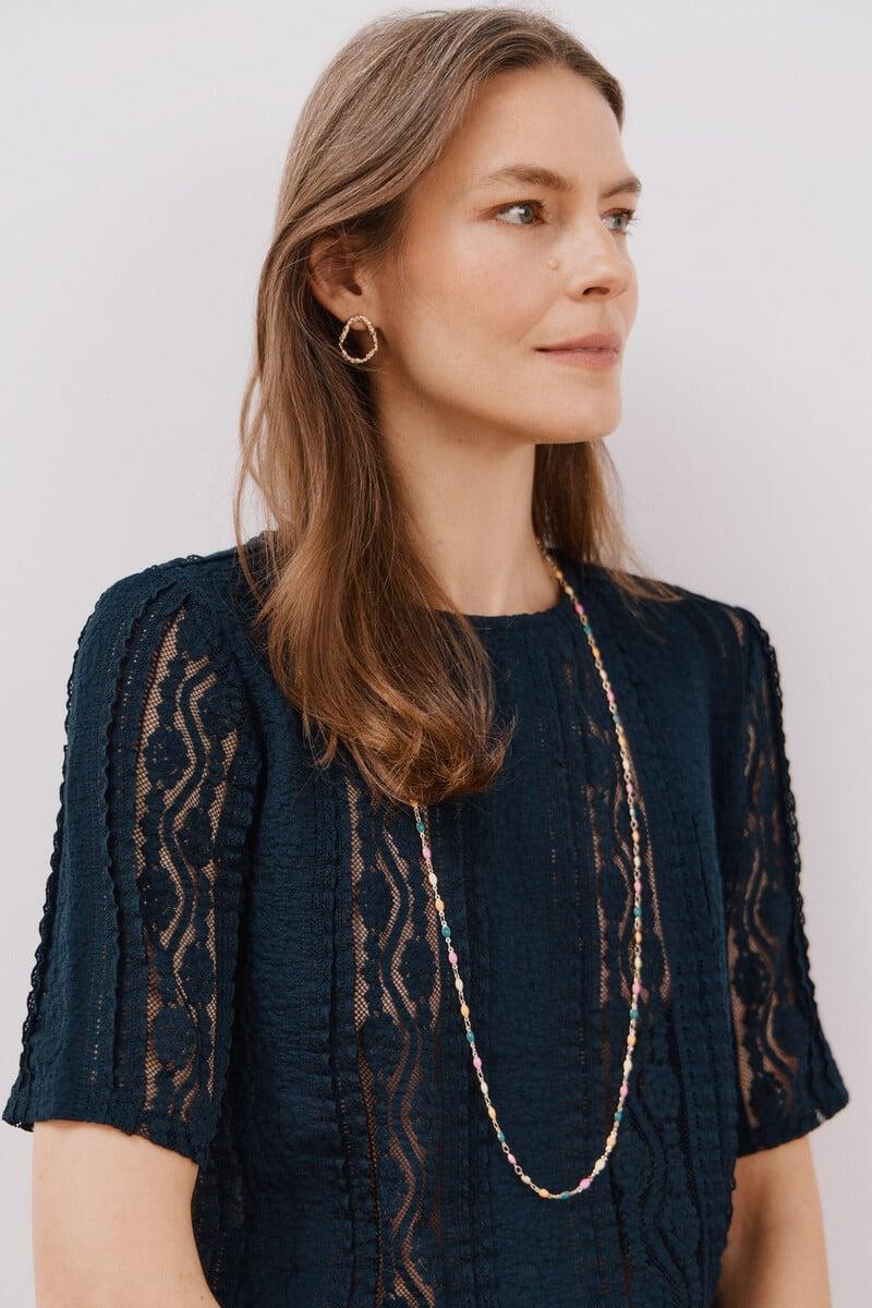 Pedro Del Hierro Top Encaje