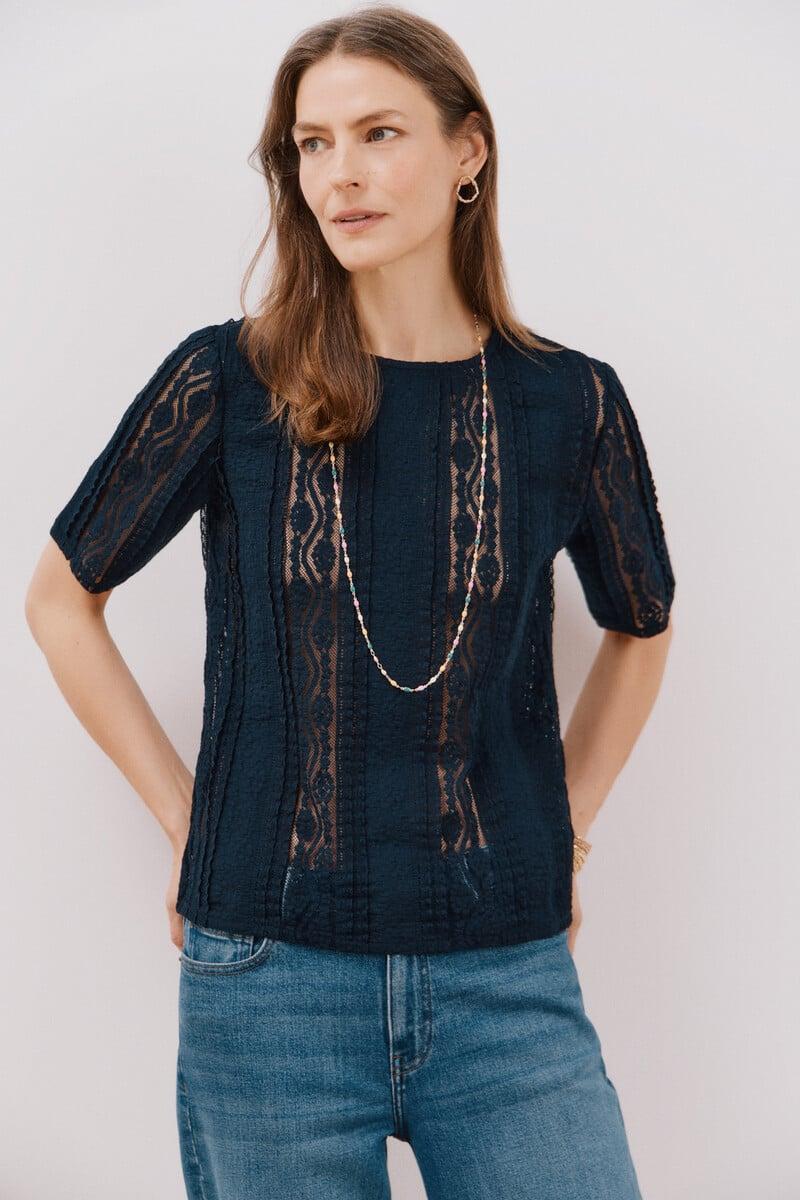 pedro del hierro Top encaje