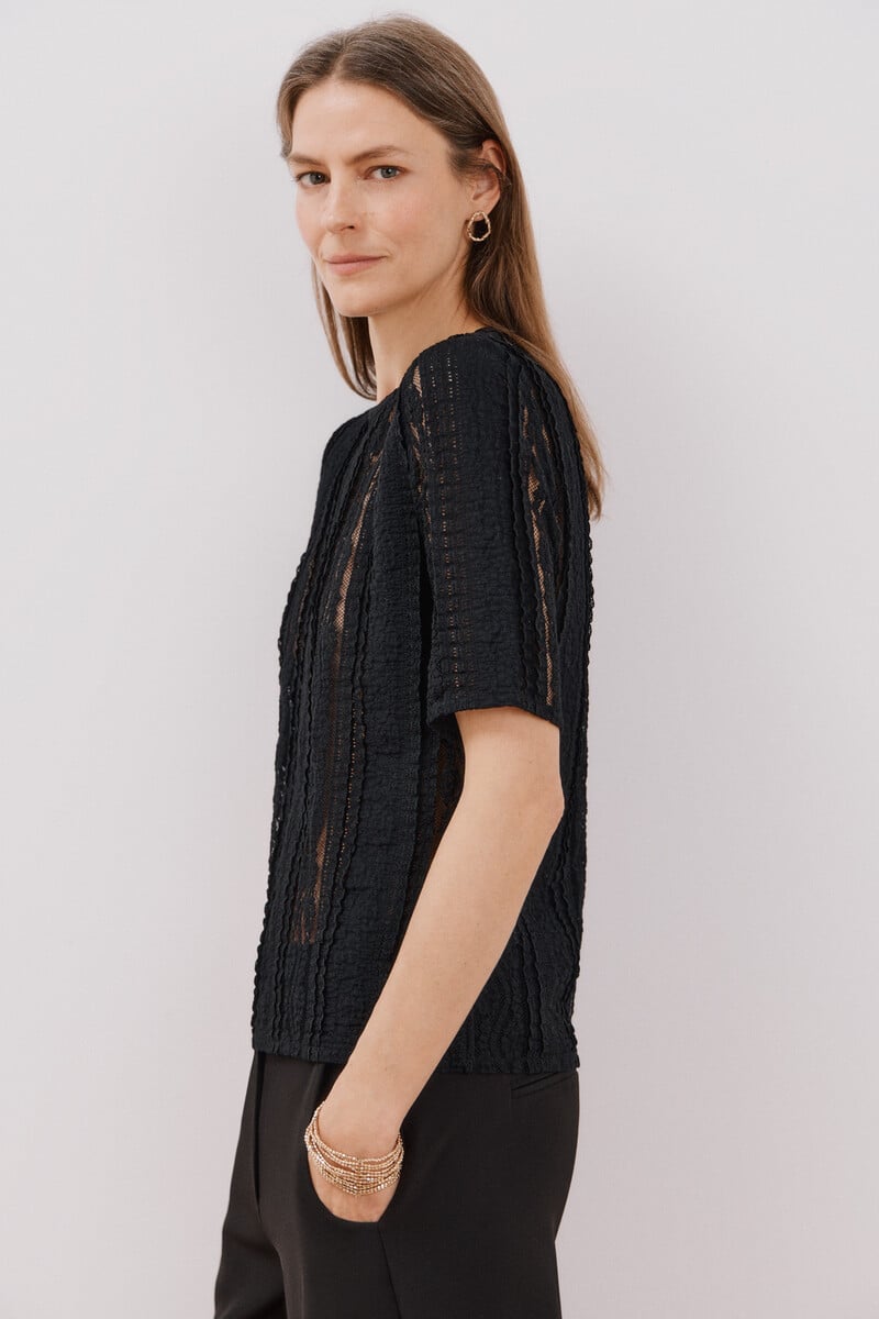 Pedro Del Hierro Top Encaje