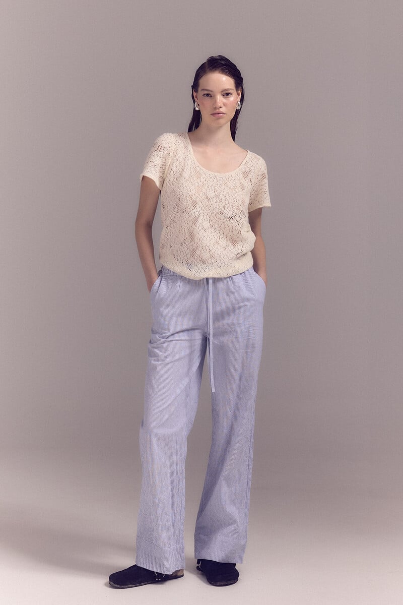 Pedro Del Hierro Top Encaje