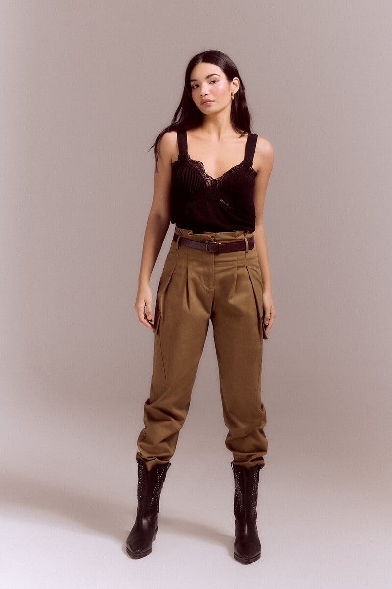 Pedro Del Hierro Top Lencero Tirantes