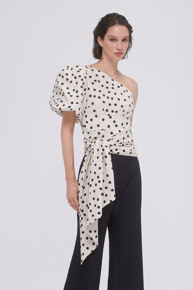 Pedro Del Hierro Top Lunares Popelin