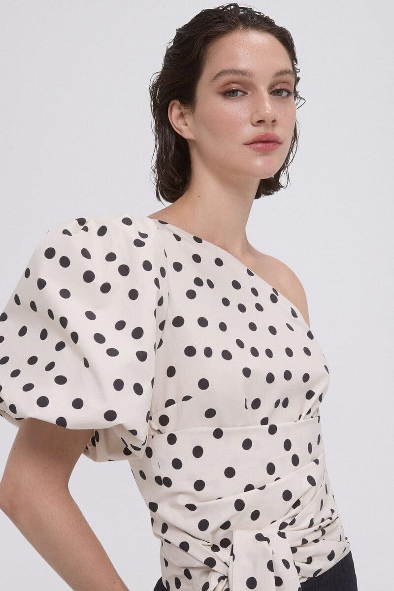 Pedro Del Hierro Top Lunares Popelin