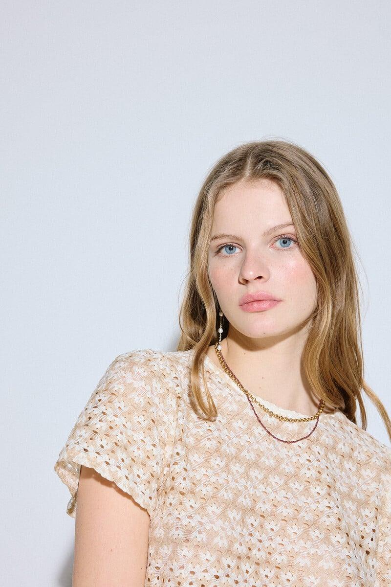 Pedro Del Hierro Top Manga Corta Estructura