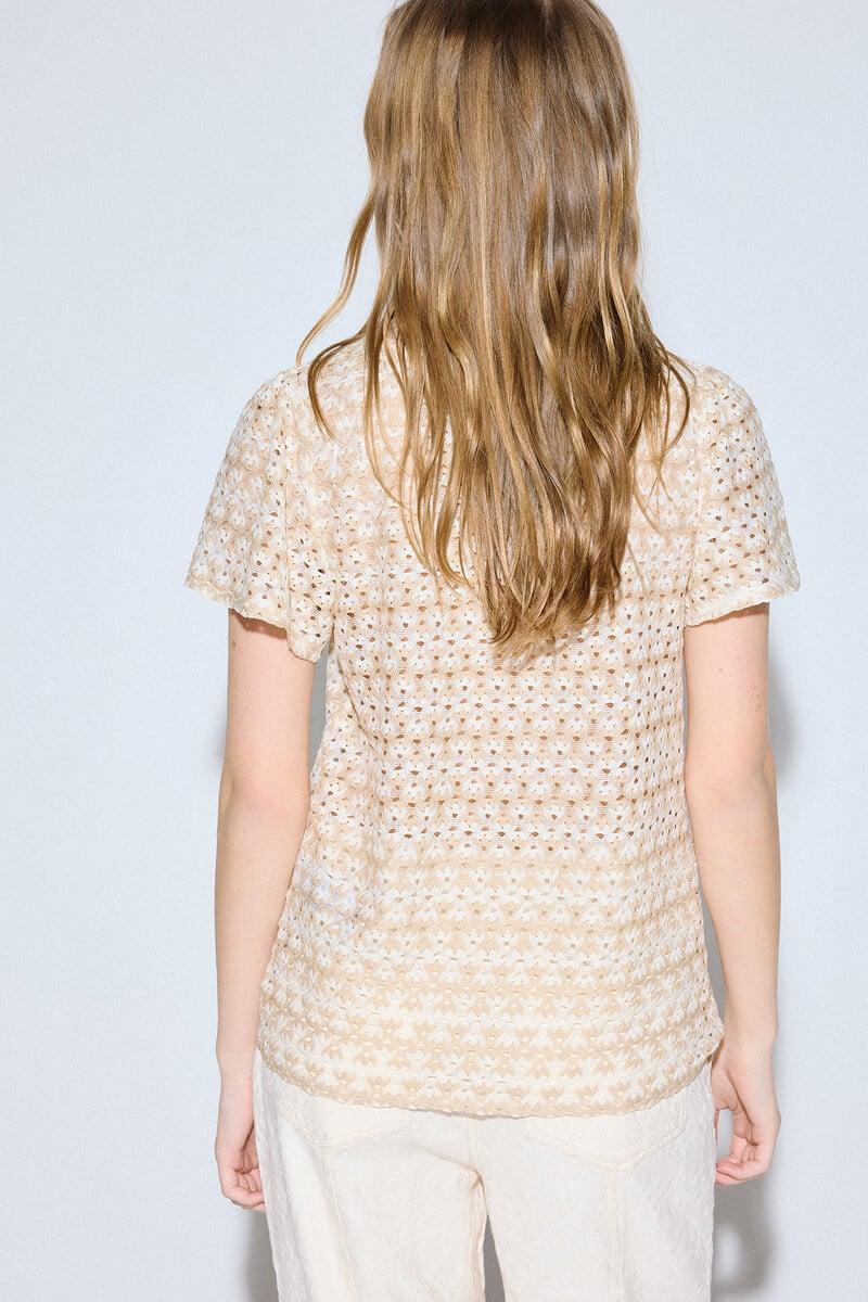 Pedro Del Hierro Top Manga Corta Estructura