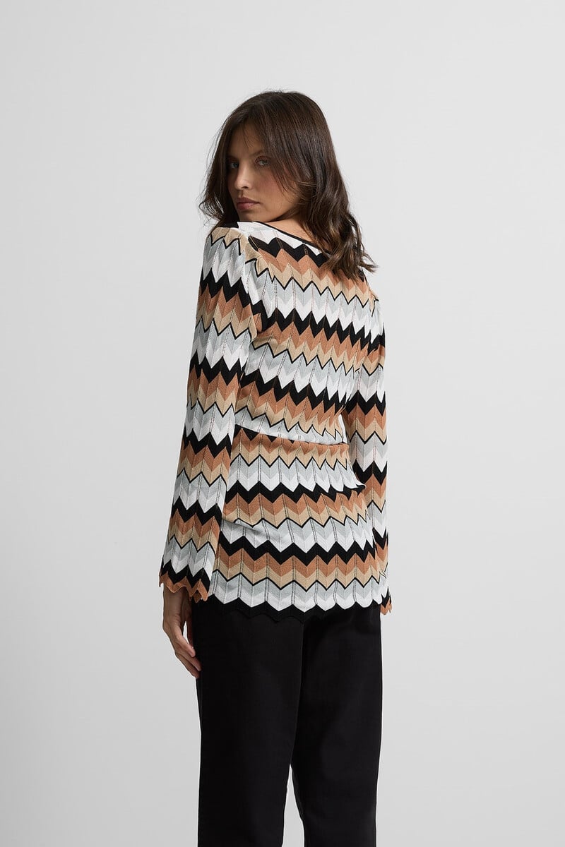 Pedro Del Hierro Top Punto Espiga Nudo