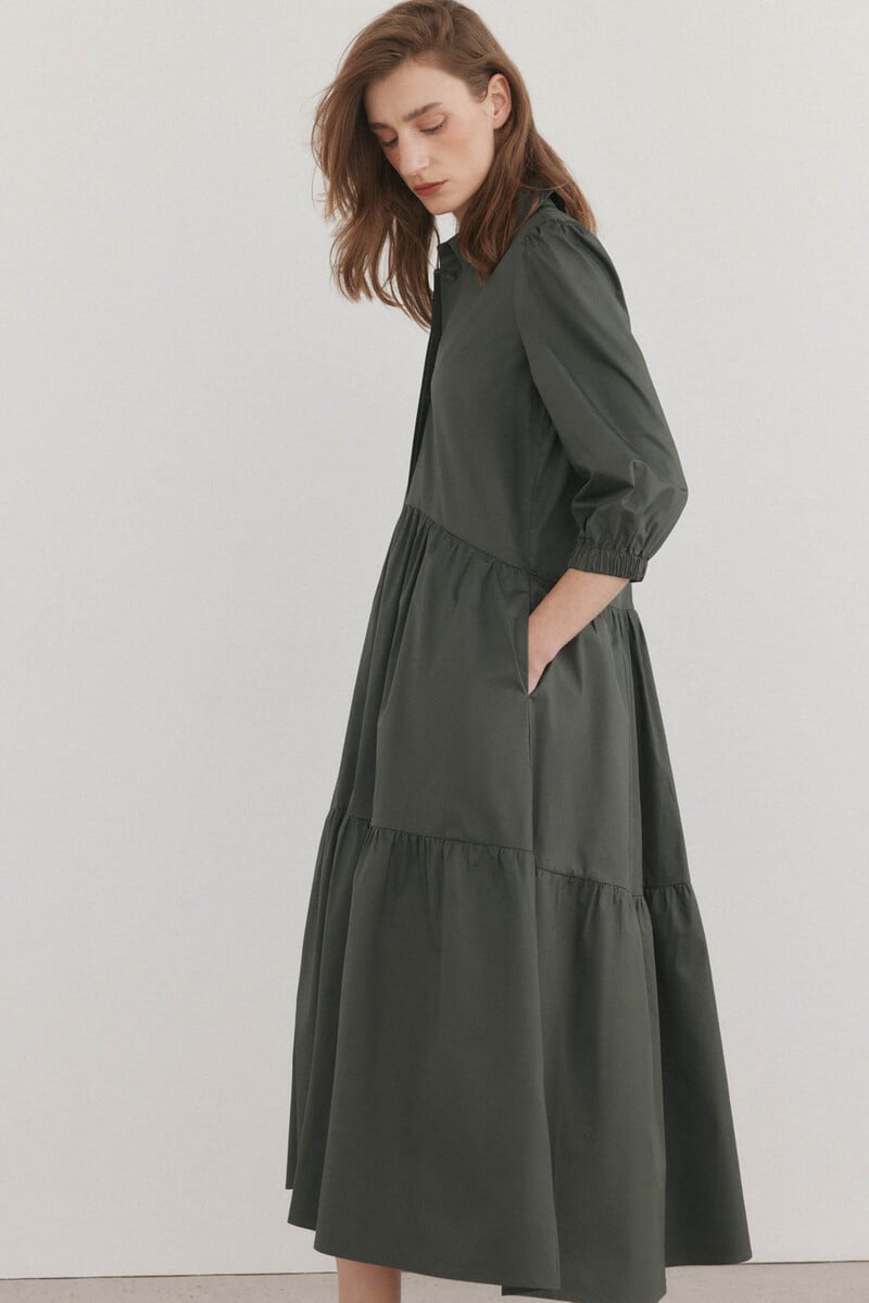 Pedro Del Hierro Vestido Camisero Popelín