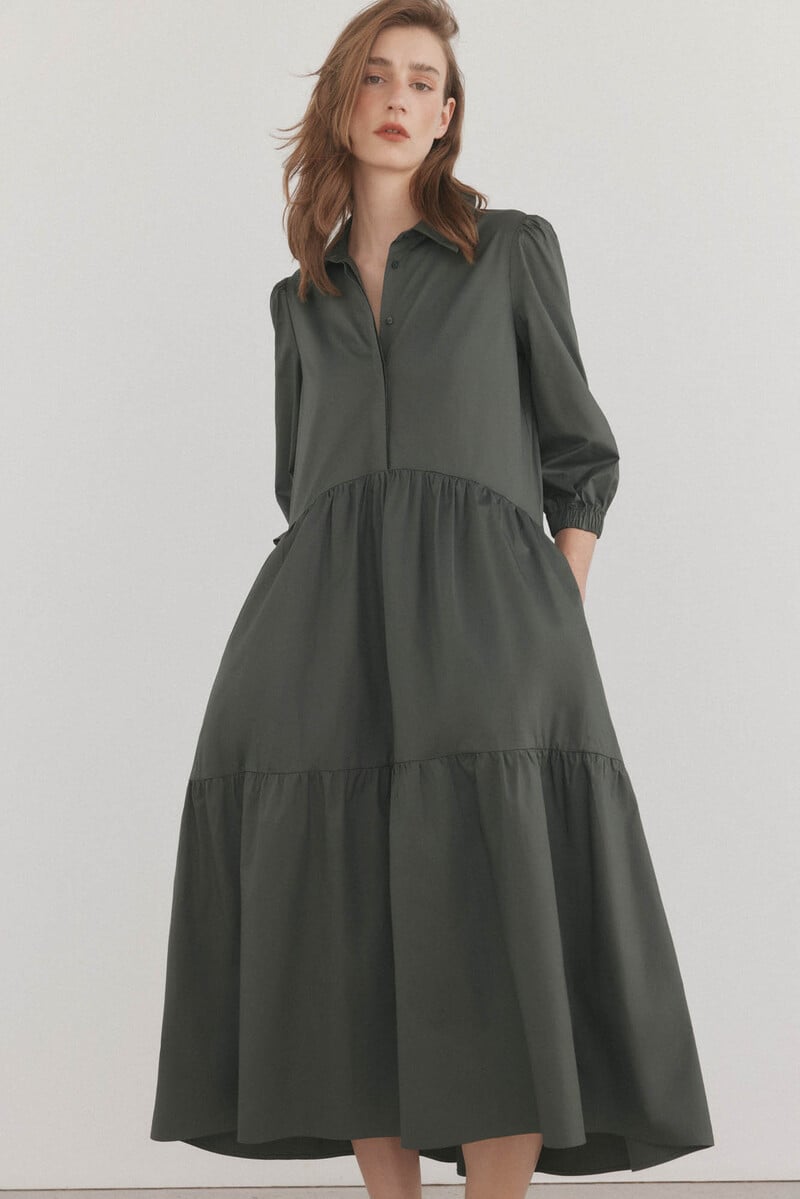 pedro del hierro Vestido camisero popelín