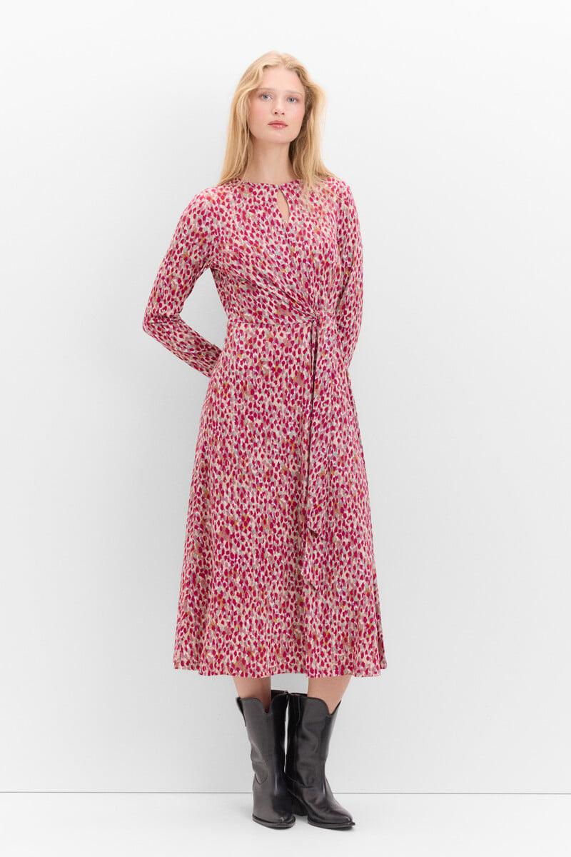 pedro del hierro Vestido con frunce delantero