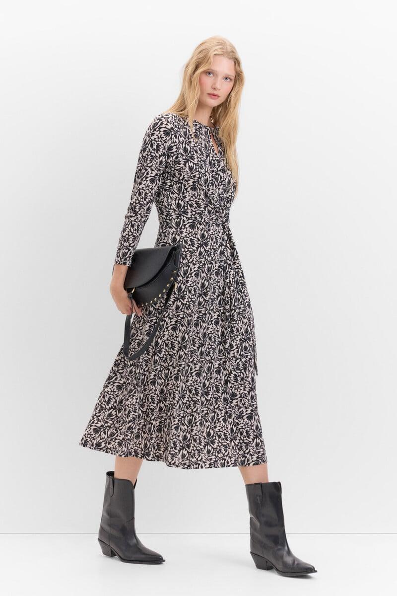 pedro del hierro Vestido con frunce delantero