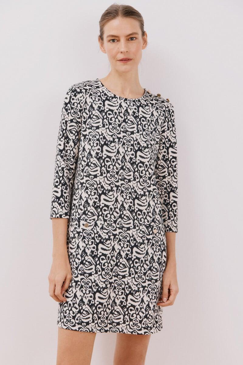 Pedro Del Hierro Vestido Corto Elástico