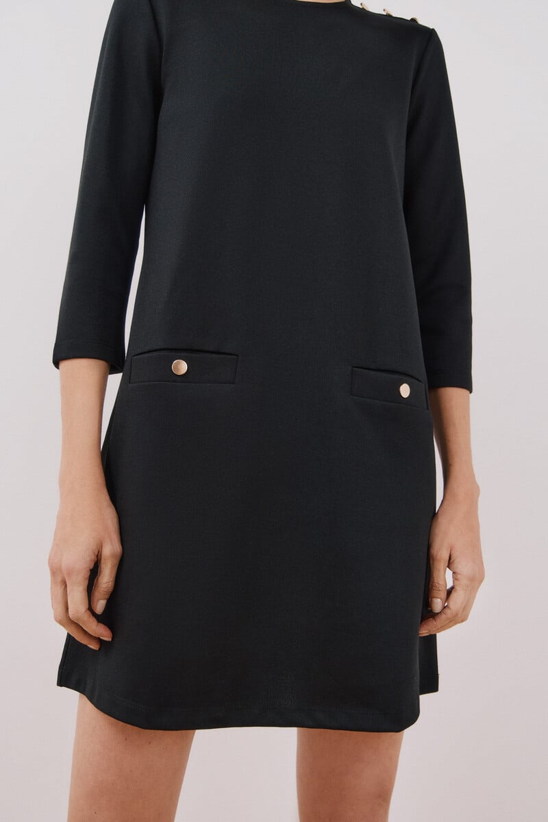 Pedro Del Hierro Vestido Corto Elástico