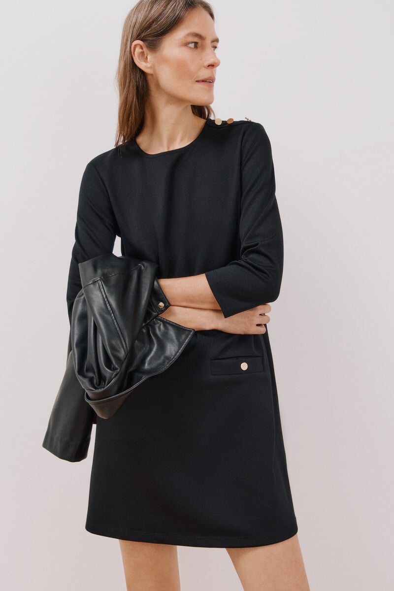 Pedro Del Hierro Vestido Corto Elástico