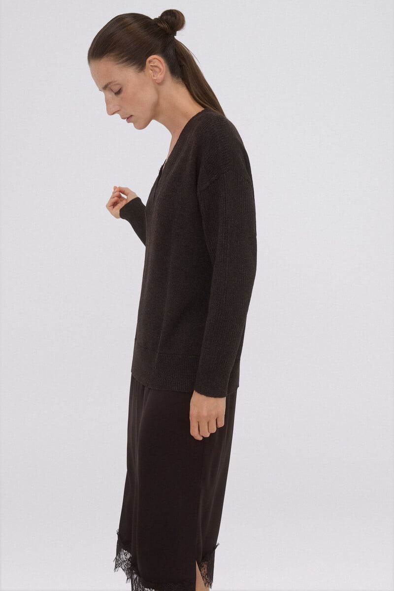 Pedro Del Hierro Vestido De Punto Lencero