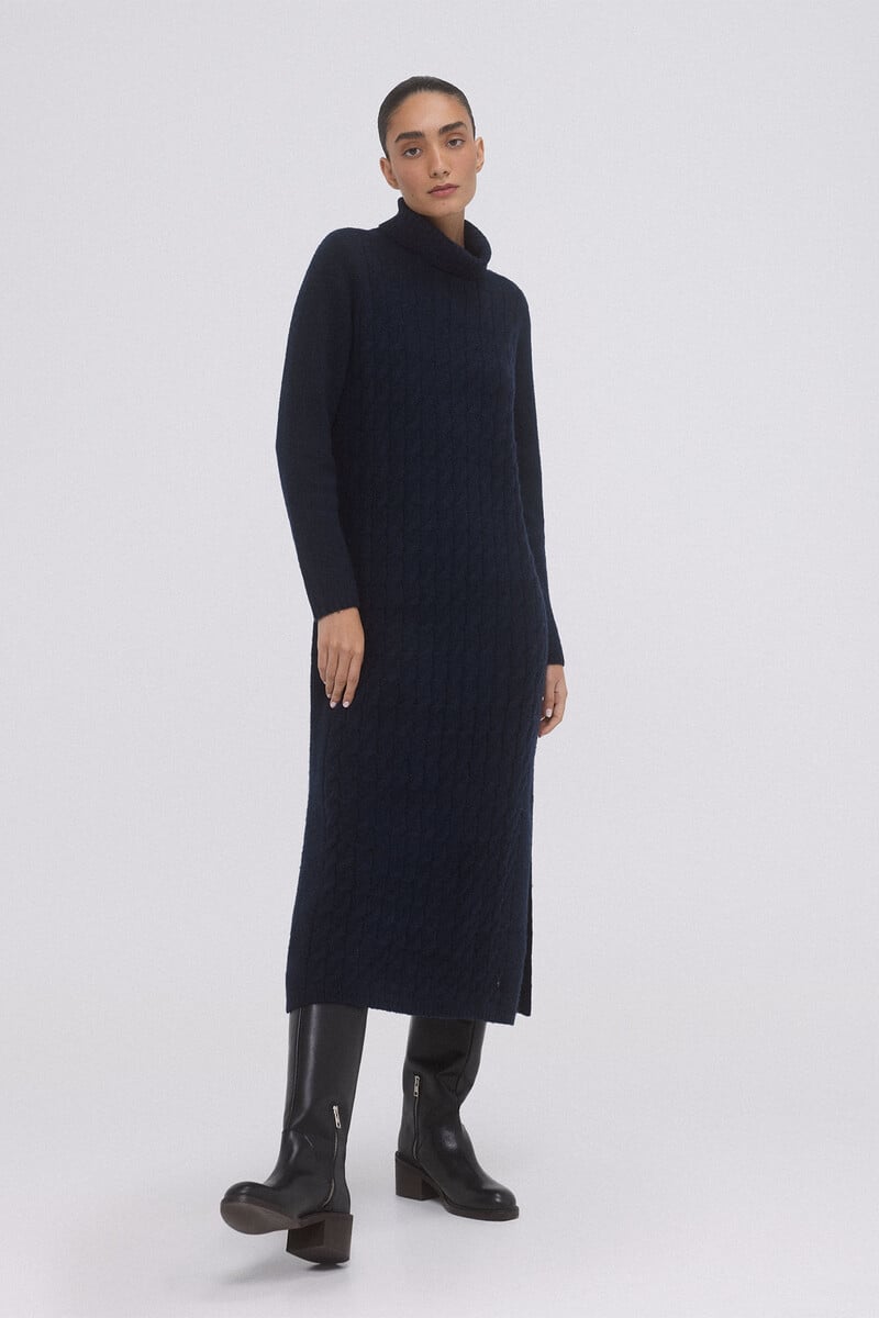 Pedro Del Hierro Vestido De Punto Ochos Centrales