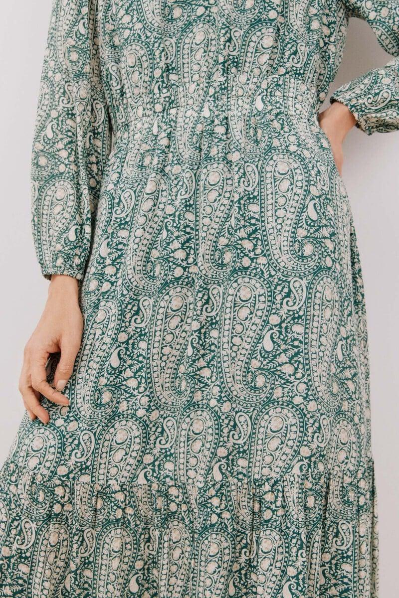 Pedro Del Hierro Vestido Estampado Largo