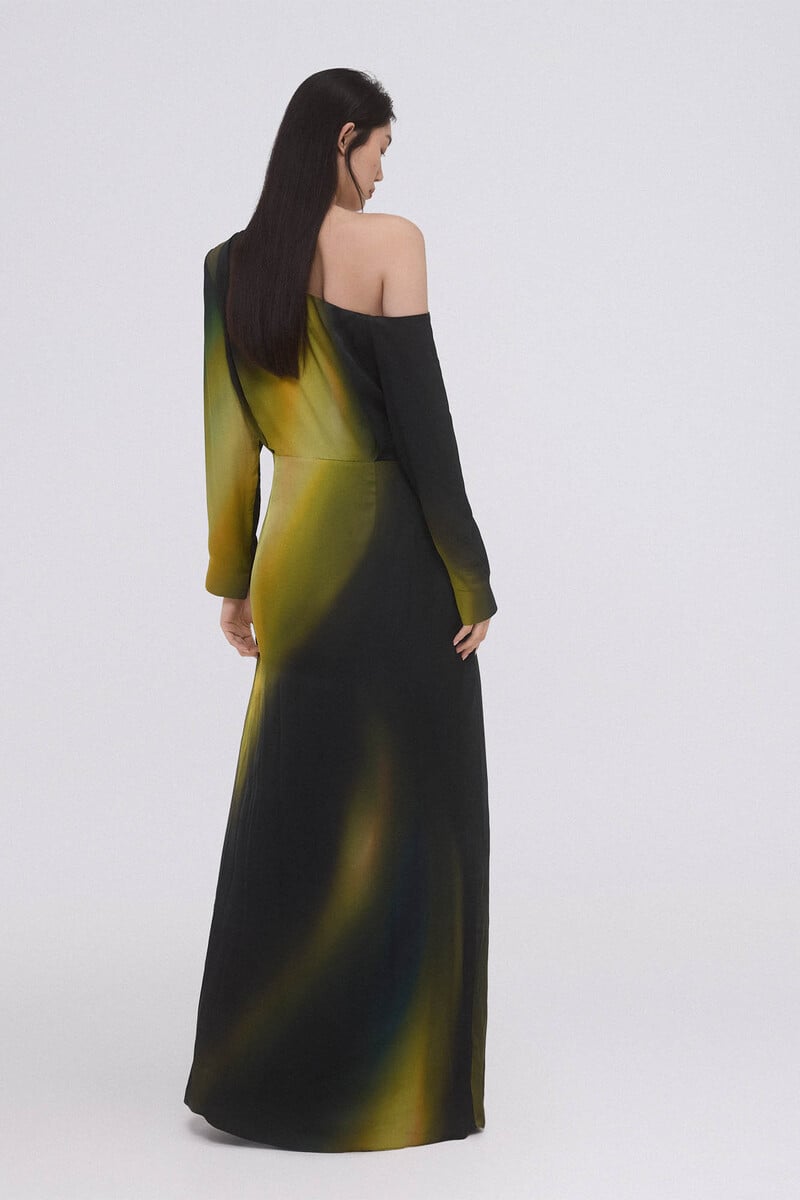 Pedro Del Hierro Vestido Estampado Largo