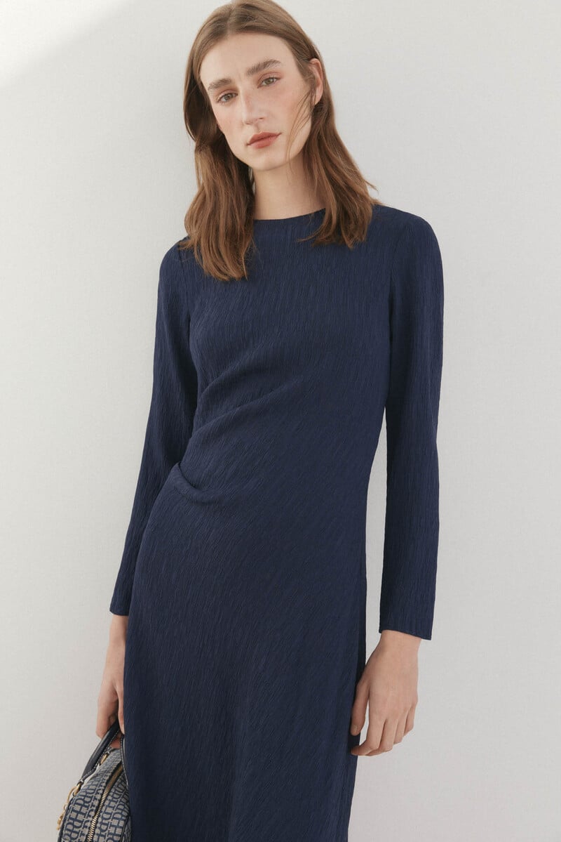 pedro del hierro Vestido estructura manga larga