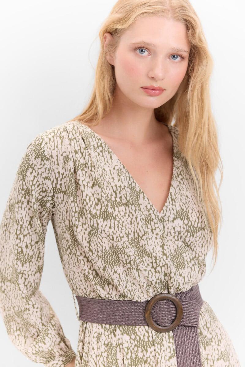 Pedro Del Hierro Vestido Falda Plisada