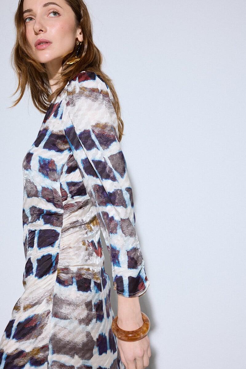 Pedro Del Hierro Vestido Largo Estampado