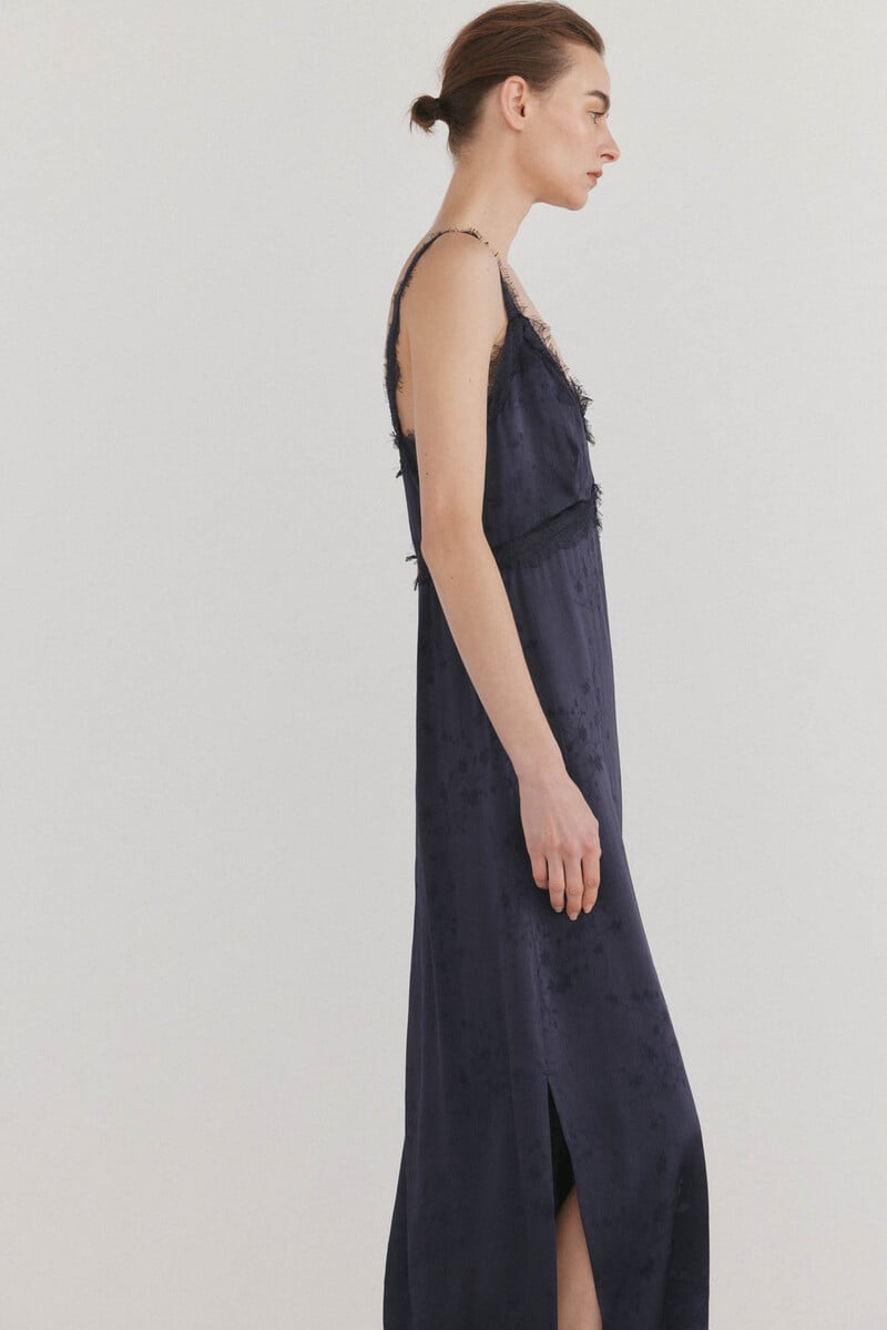 Pedro Del Hierro Vestido Lencero De Tirantes